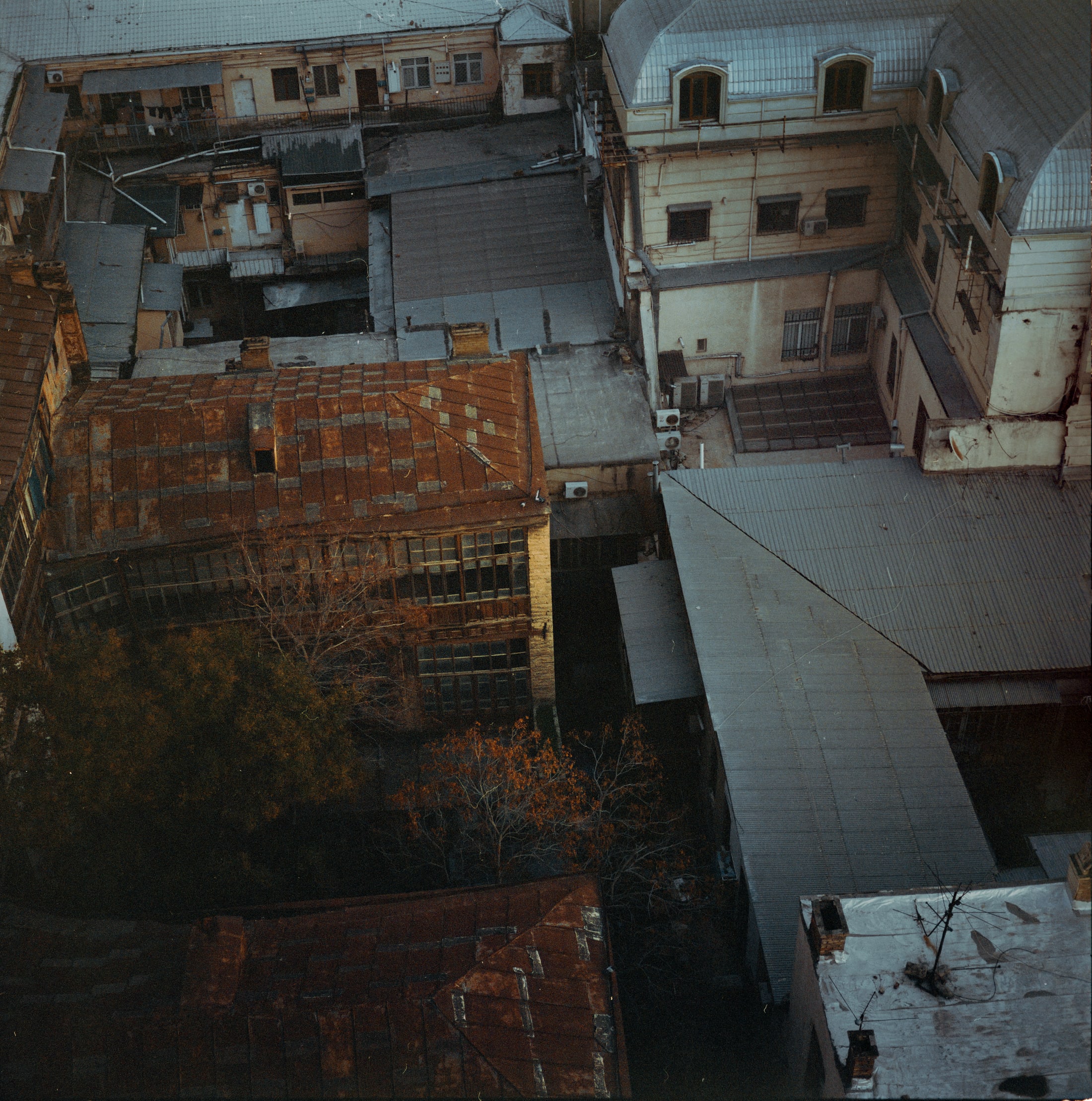 Home, Sweet Home — rooftops at dusk